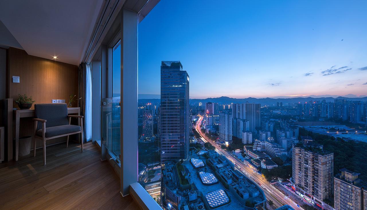 Bai Yun Qin She Boutique Hotell Chongqing Exteriör bild