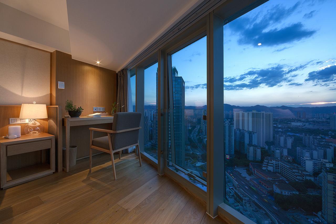 Bai Yun Qin She Boutique Hotell Chongqing Exteriör bild